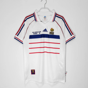 Camisa Retrô Fora de Casa da França 1998