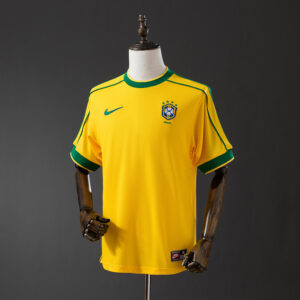 Camisa Retrô Fora de Casa do Brasil 1998