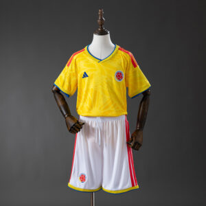 Conjunto de Camisa de Futebol Infantil da Colômbia 2026