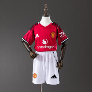 Camiseta Infantil do Manchester United 2024–2025