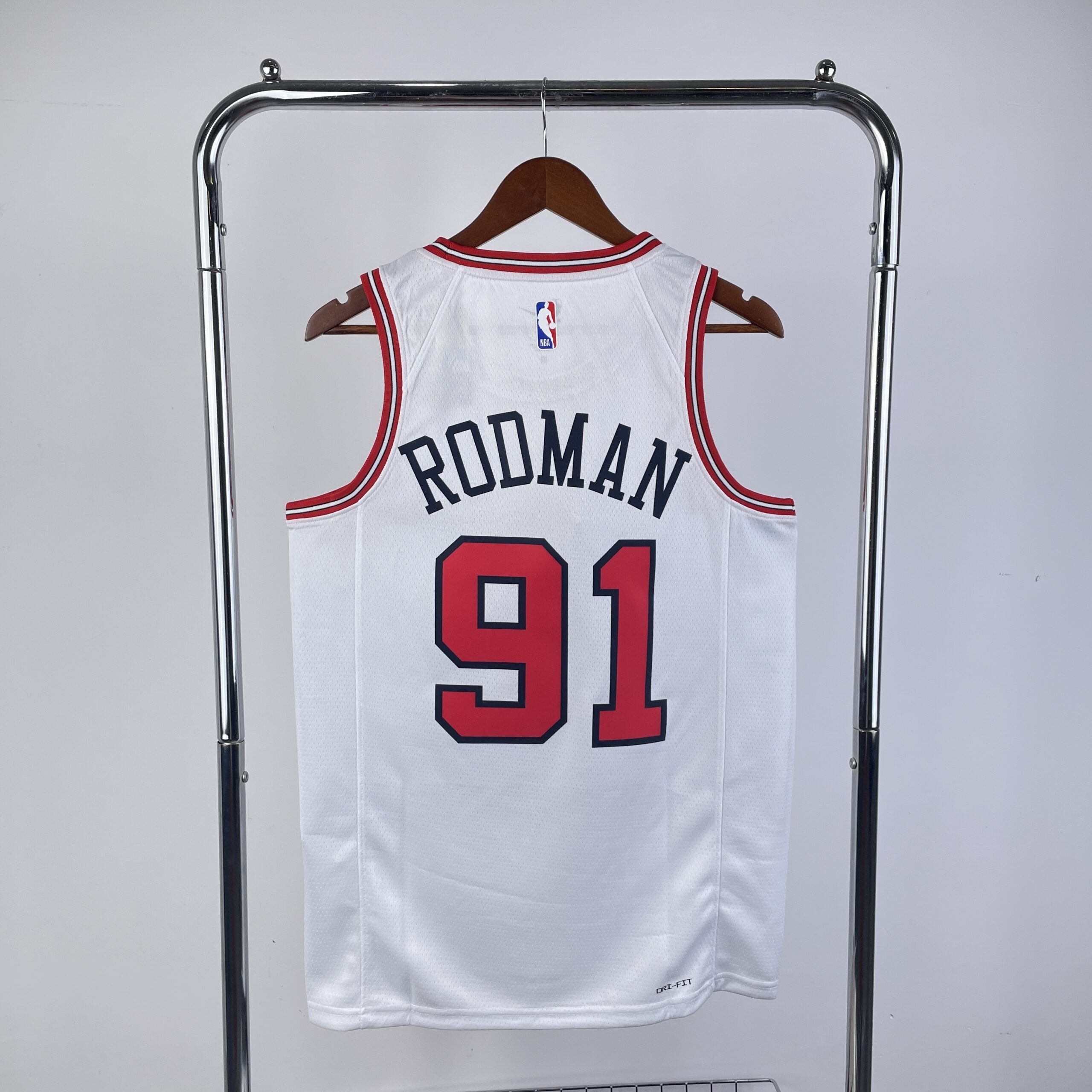 Camiseta número 91 de Dennis Rodman do Chicago Bulls, temporada de 2023 - Imagem 2