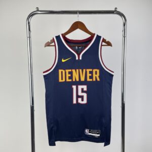 Camiseta número 15 de Nikola Jokić do Denver Nuggets, temporada de 2023