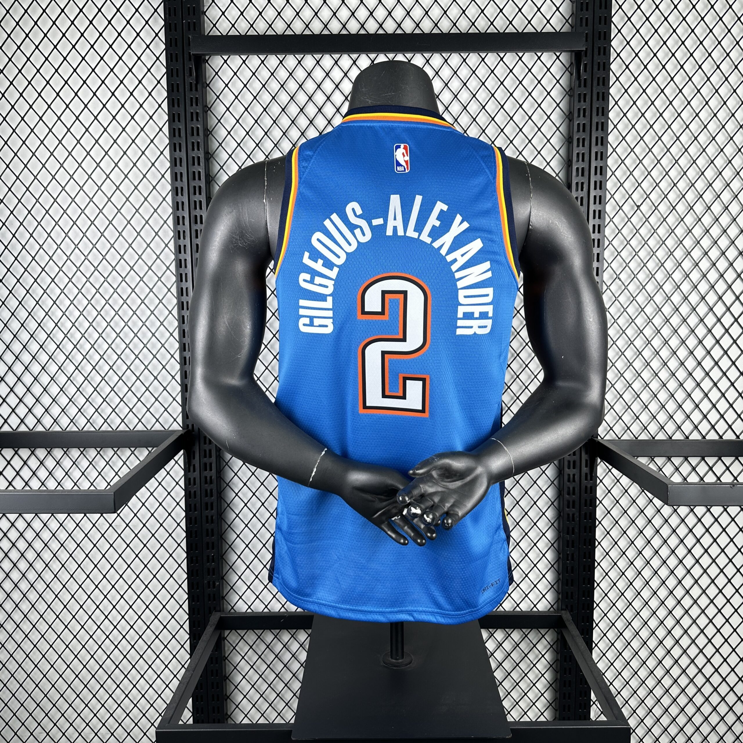 Camiseta número 2 de Shai Gilgeous-Alexander do Oklahoma City Thunder, temporada de 2023 - Imagem 2