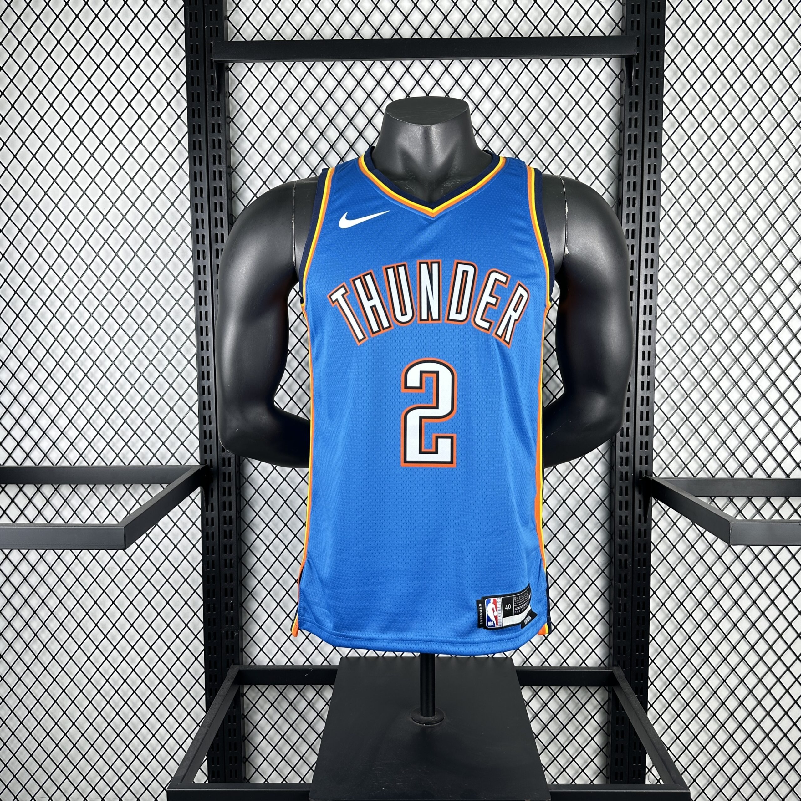 Camiseta número 2 de Shai Gilgeous-Alexander do Oklahoma City Thunder, temporada de 2023