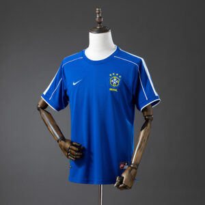 Camisa Retrô Visitante da Seleção Brasileira Copa de 1998
